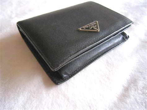 prada mini bifold wallet|authentic prada wallet sale.